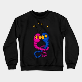 cute worm in love Crewneck Sweatshirt